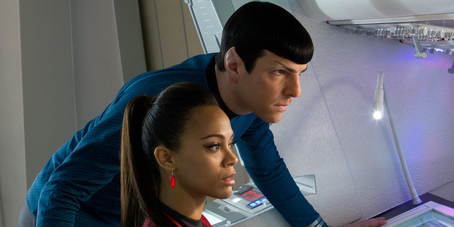 Star Trek Beyond stars Zachary Quinto and Zoe Saldana discuss the state of ...