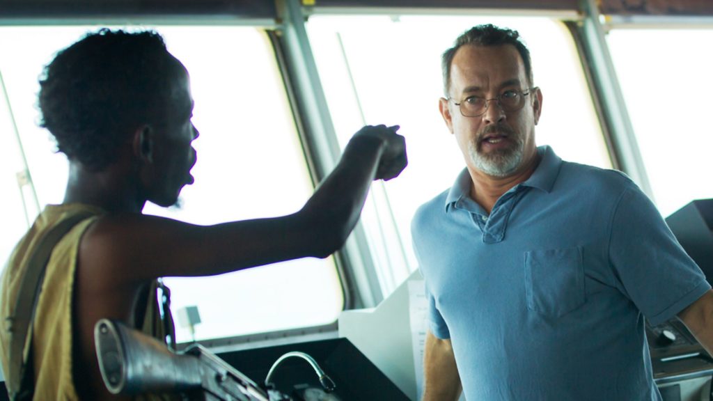 Maybe you just like seeing Tom Hanks on the open seas in distressing situations. Well, I'm the captain now and the in flight movie is Captain Phillips (2013) the true story of Captain Richard Phillips and the 2009 hijacking by Somali pirates of the US-flagged MV Maersk Alabama, the first American cargo ship to be hijacked in two hundred years.