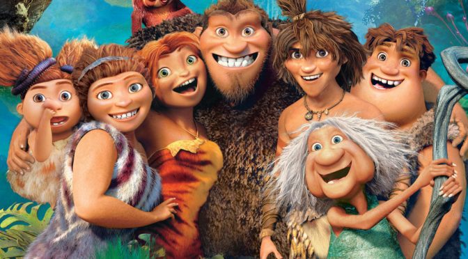 Poster for the movie "The Croods"
