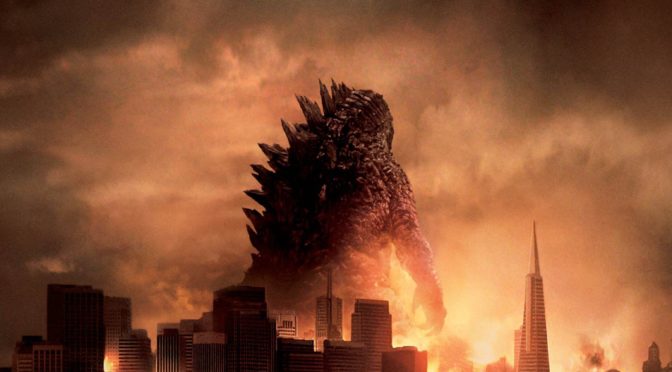 Poster for the movie "Godzilla"