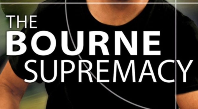 Poster for the movie "The Bourne Supremacy"