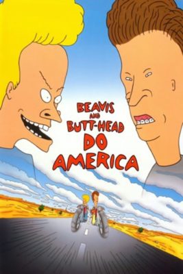 Poster for the movie "Beavis and Butt-Head Do America"