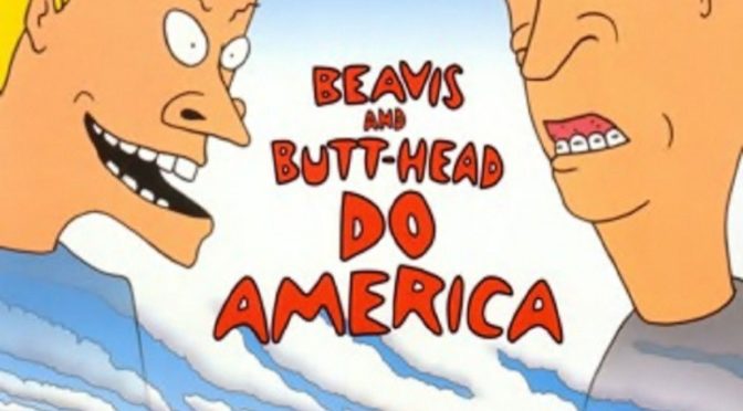 Poster for the movie "Beavis and Butt-Head Do America"